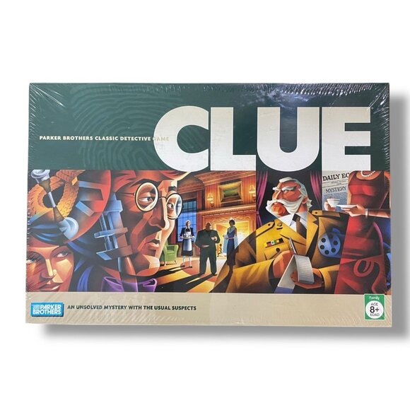 Clue Classic Board Game 2005 Parker Brothers Detective Unsolved Mystery Edition - Picture 1 of 4